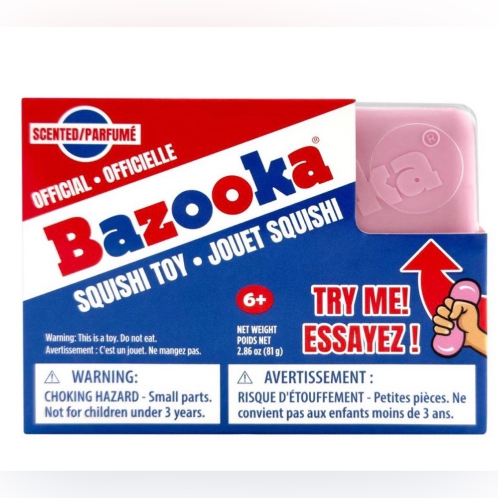 Bazooka Scented Squishi Toy - Pink